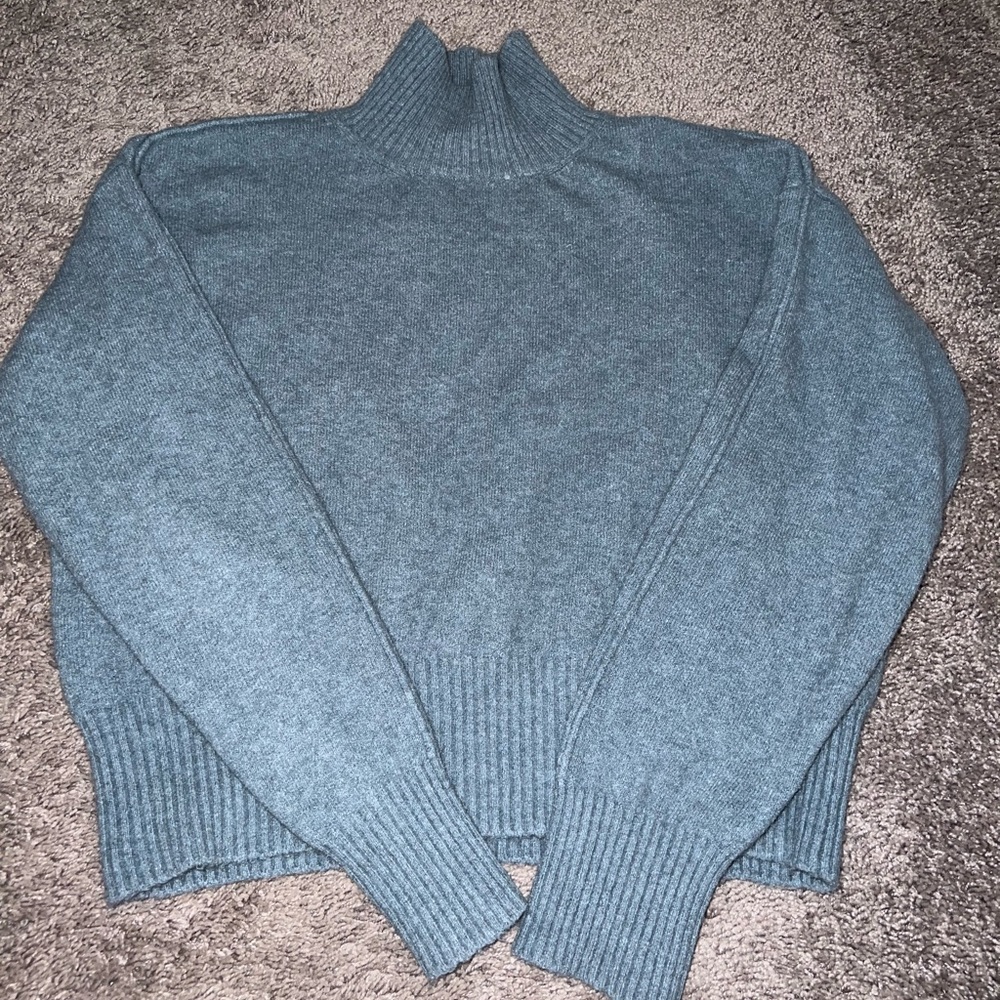 Zara green sweater turtleneck